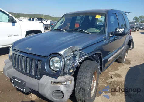2002 Jeep Liberty Sport из США, поврежденный, VIN 1J4GK48K02W321682